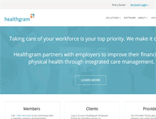 Tablet Screenshot of healthgram.com